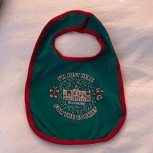 Biltmore Gingerbreadead House Christmas Bib